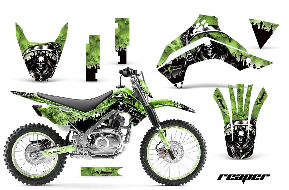 Kawasaki KLX 140 2008 2012 Graphic Kit Reaper G NPs